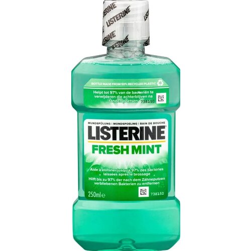 Listerine tečnost za ispiranje usta, fresh mint 250ml Cene