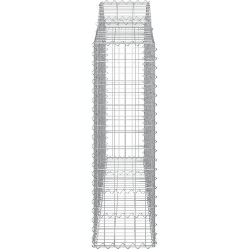  Lučne gabionske ko&amp;scaron;are 20kom 200x30x100/120cm pocinčano željezo Slike