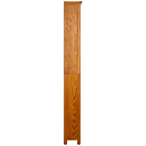 Police za knjige s 6 razine 52x22x180 cm od masivne hrastovine Slike