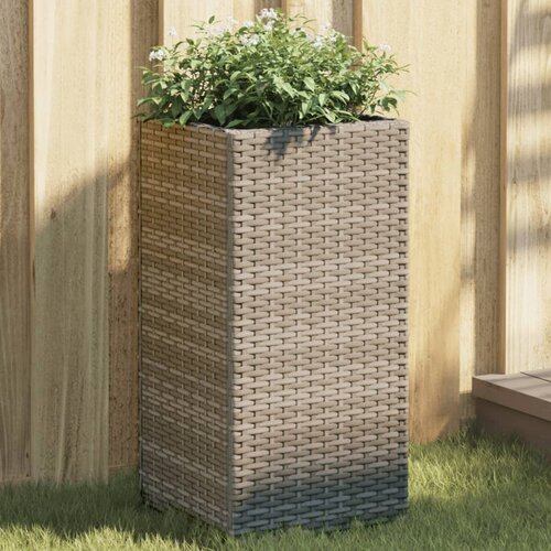 vidaXL Vrtna sadilica siva 30 x 30 x 60 cm od poliratana Cijene