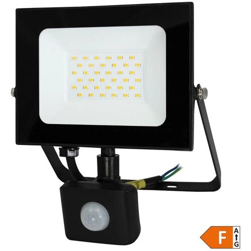 COMMEL ZAGREB D.O.O. LED reflektor 30W 6500K, 2550lm 30kh, crni detektor pokreta Cene
