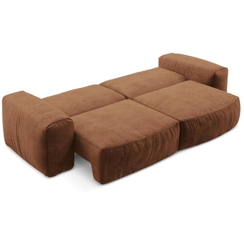 Makamii Sklopiva sofa od &amp;scaron;enila boja terakote 275 cm Kuki &amp;ndash; Slike