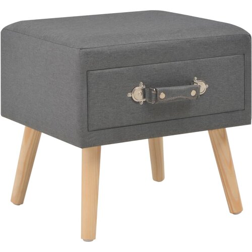 Maison Chic Dvo delni komplet Nočne omarice - Nočne mize blago 40x35x40 cm temno sive, (21689765) Cene
