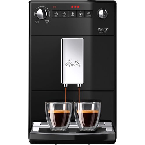 MELITTA Kavni aparat Purista Frosted, črn Cene
