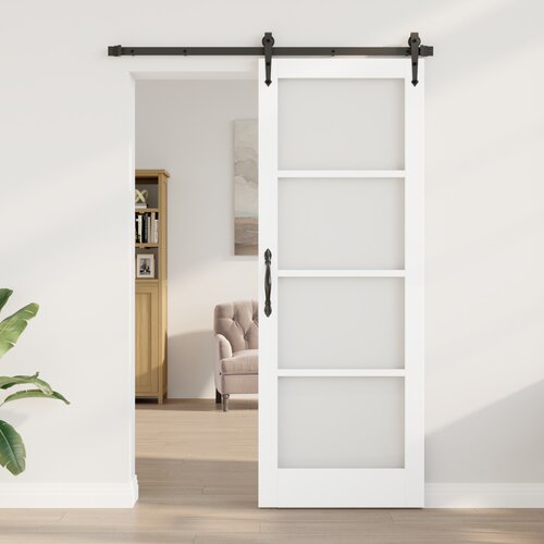 VidaXL Notranja vrata s steklom &amp;quot;ORKDAL&amp;quot; Bela 78x211x4 cm Slike