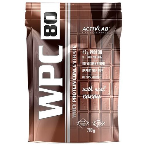 ACTIVLAB WPC 80 Standard z okusom mlečne čokolade (700 g) Cene