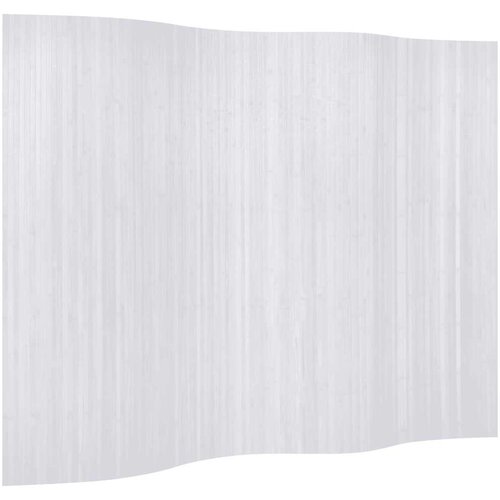 Maison Chic Paravan - Sobne pregrade iz bambusa bele barve 250x165 cm, (22111938) Cene