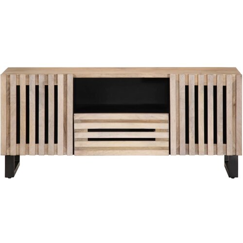 Maison Chic TV omarica - TV stojalo - Televizijska omarica 100x34x46 cm trden mangov les, (21701159) Cene