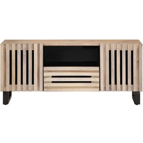 MAISON CHIC TV omarica - TV stojalo - Televizijska omarica 100x34x46 cm trden mangov les, (21701159)