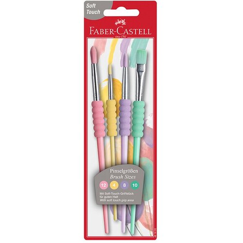 Olimp Sport Četkica Faber Castell soft grip set 1/4 pastel 481620 Cene