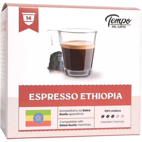 TEMPO DEL CAFFE Kapsule za Dolce Gusto Espresso Ethiopia, 14 komada Cene