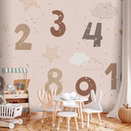  Foto tapeta - Numbers Among Snowflakes 300x210 Vodootporna Cene