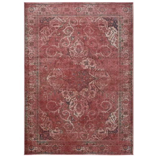 Universal crveni tepih od viskoze Lara Rust, 60 x 110 cm