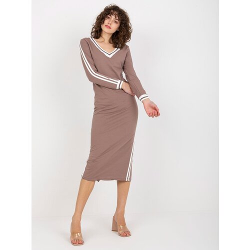 FANCY Dress-FA-SK-8297.18P-brown Cene