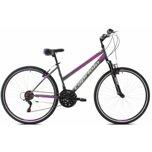 Capriolo bicikl trek-sunrise l 28''/18HT sivo-roze Slike