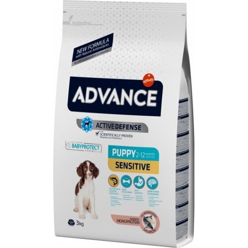 Advance Puppy Sensitive - losos in riž 3 kg Cene