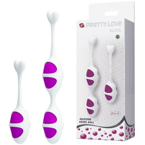  Set vaginalnih kuglica Alice, Belo-ljubičaste Cene
