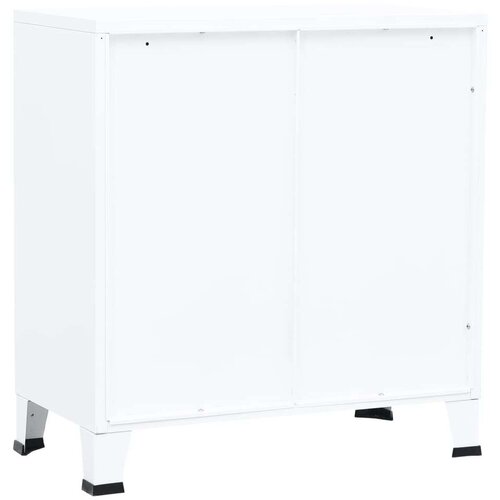 vidaXL Industrijski ormarić za spise bijeli 75 x 40 x 80 cm čelični Cijene