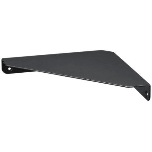 YAMAZAKI Crna metalna polica kutna 22 cm Tower – Cijene