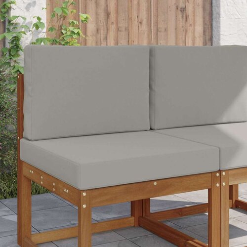  Zunanja blazina za kavč 2 pcs Siva Poliester, (5000202290) Cene