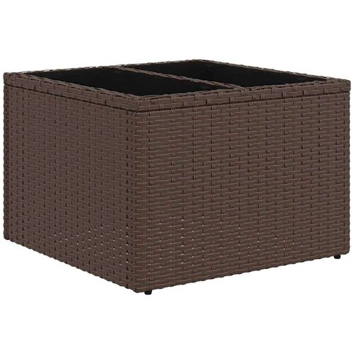  Set sofe s jastukom 6 pcs Smeđa Poliester Slike