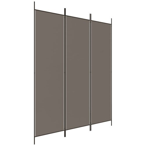 Maison Chic Paravan - Sobne pregrade 3-delni antracit 150x220 cm blago, (22111753) Cene