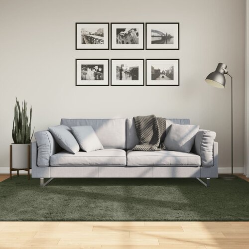 vidaXL Tepih HUARTE kratkih vlakana mekani i perivi zeleni 160x230 cm Cijene