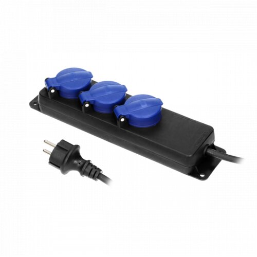 Orno Priključnica OR-AE-13158(GS)/3M gumena prenosna trostruka heavy-duty IP44, 3m kabl Cene
