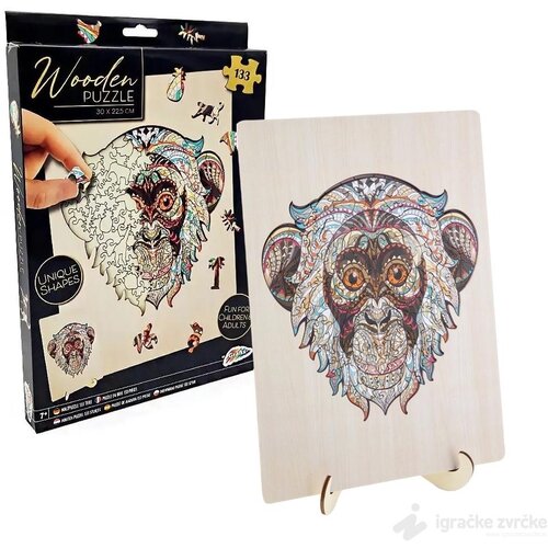  Drvena slagalica MAJMUN (133pcs) Slike