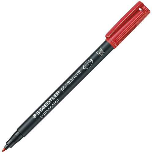 Marker permanentni 1mm lumocolor staedtler 317-2 crveni Cijene