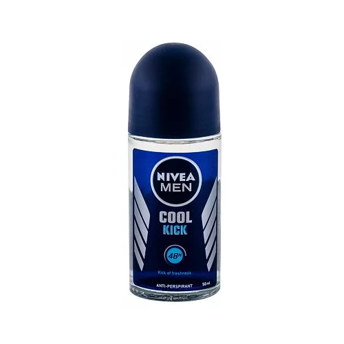 Nivea Men Cool Kick 48h roll-on antiperspirant s hladilnim učinkom 50 ml za moške