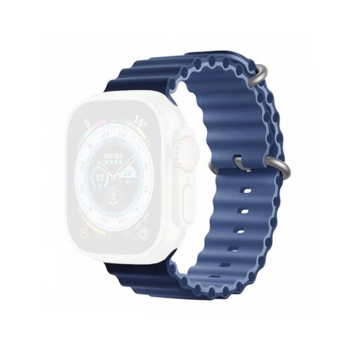 Moye Smart Watch Ocean Strap 44/45/49mm Light Blue/Deep Navy Cene