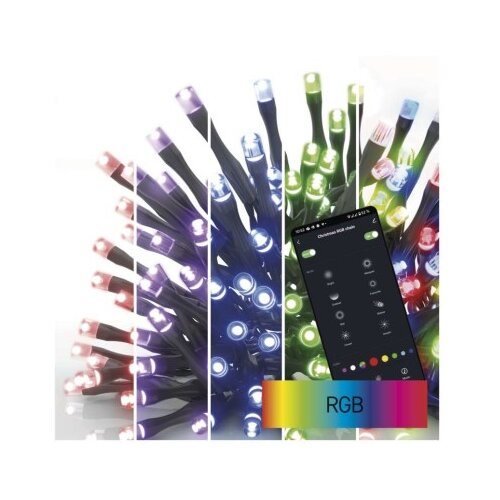  GoSmart LED božična veriga, 24 m, zunanja in notranja, RGB, programi, časovnik, WiFi Slike