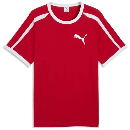 Puma Majice s kratkimi rokavi BIG CAT RINGER TEE Rdeča Cene