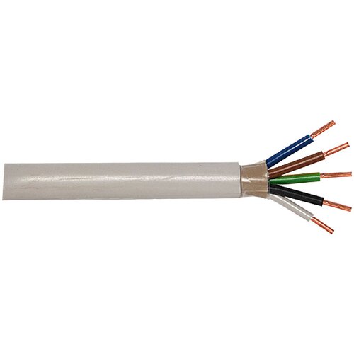 V izolirani kabel za vlažne prostorije (NYM-J5G2,5, Duljina: 10, Sive boje) Cijene
