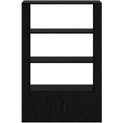 VidaXL Kreveta Crni hrast 30 x 80 x 119.5 cm Konstruirano drvo Slike