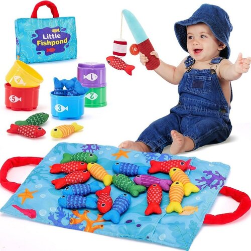 Montessori sortirni set - Mali ribnik / Učenje barv in &scaron;tetja Cene