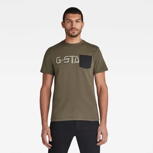 G-star T-Shirt - Ripstop pt graphic r t s\s green