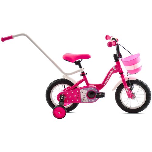 Capriolo bicikl za decu viola, 12", roze Cene