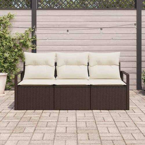  Set sofe 3 pcs Smeđa poliratan Cene