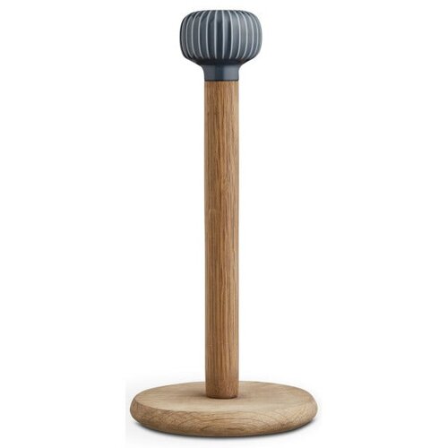K&amp;auml;hler Design Stojalo za papirnate brisače iz hrastovega lesa z detajli iz antracitno sivega porcelana Hammershoi Slike