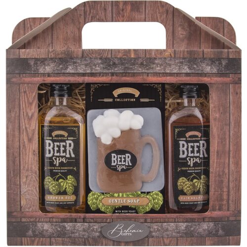Bohemia Gifts & Cosmetics Beer Spa darilni set (za telo in lase) za moške Cene