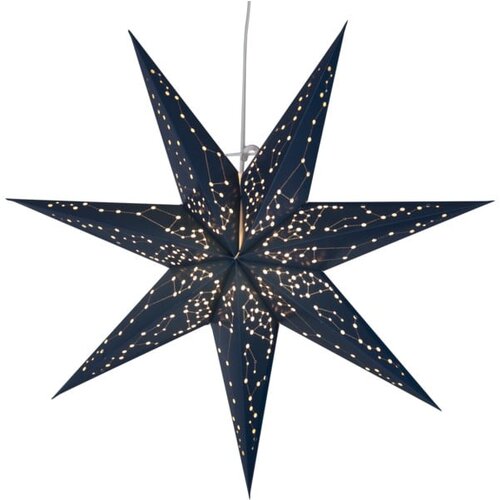 Star Trading plava svijetleća zvijezda Best Season Paperstar Galaxy, 60 cm Slike