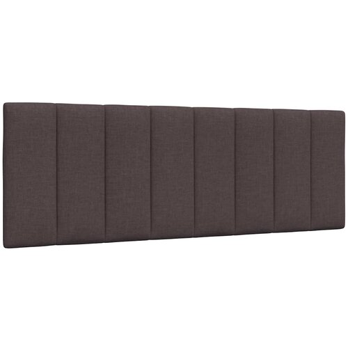 VidaXL Jastuk za uzglavlje tamnosmeđi 140 cm od tkanine Slike