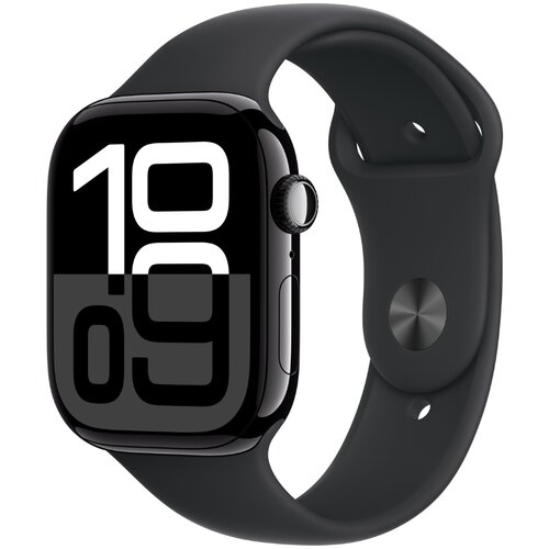 Apple watch S10 gps 46mm jet black alu case/black sport band - s/m, (mwwp3qv/a) Slike