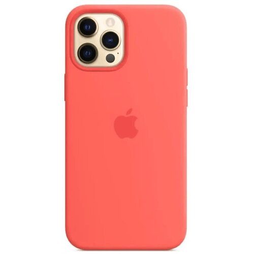 Apple original ovitek Silicon case za iPhone 12 Pro Max - MagSafe - pink citrus - MHL93ZM/A Slike