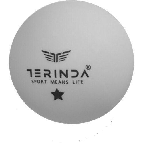 Terinda pin pong one star 1/1, loptica za stoni tenis, bela 1710 Slike