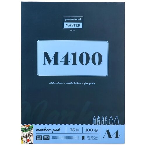 Professional Master M, marker, blok za crtanje - odaberite veličinu M4100 - 75g - 100 lista A4 Cene