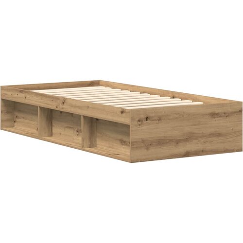  Okvir kreveta bez madraca boja hrasta artisan 90x200 cm Slike