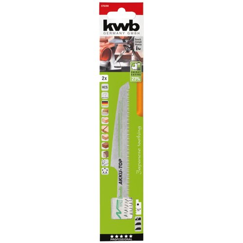 KWB list sabljaste žage akku-top (za les/plastiko, dolžina: 230/190 mm, 2 kosa) Cene